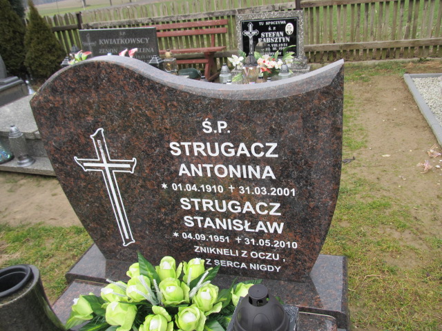 Antonia Strugacz 1910 Świerczów - Grobonet - Wyszukiwarka osób pochowanych