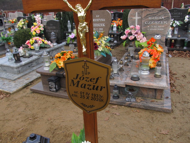 Józef Mazur 1933 Świerczów - Grobonet - Wyszukiwarka osób pochowanych