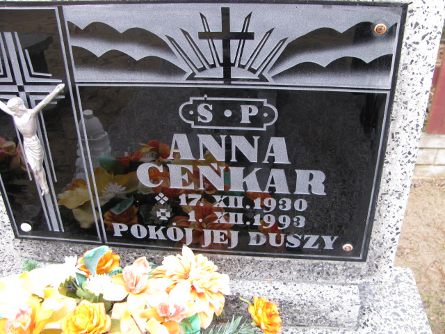 Anna Cenkar 1930 Świerczów - Grobonet - Wyszukiwarka osób pochowanych