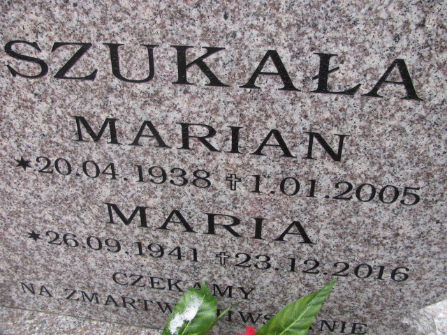 Maria Szukała 1941 Świerczów - Grobonet - Wyszukiwarka osób pochowanych